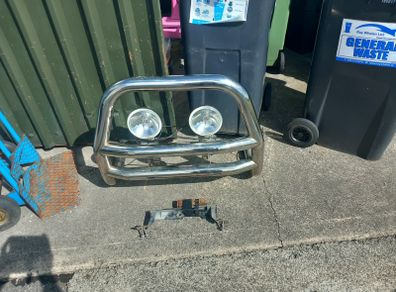 Ford Transit Connect Bull bar with Hella Spotlights
