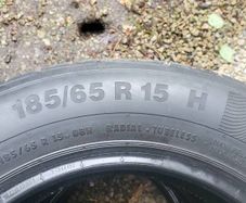 2x 185/65/15 continental