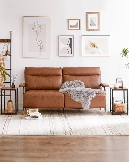NEW SALE | Set of 2 Side Tables, 2-Tier Sofa Side Tables, Bedside Tables with Steel Frames, for Living Room, Bedroom, Home Office