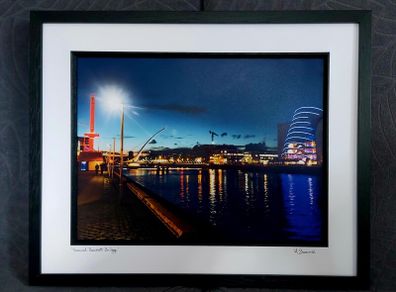 Samuel Beckett Bridge Framed Photography