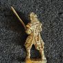 Miniature brass samurai figures ( 4 ) Image 3