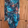 Shein Tie Dye Draped Collar Asymmetric Hem Dress Image 5