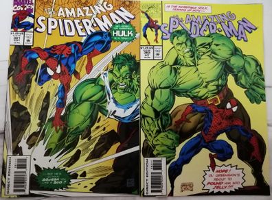 Amazing Spider-Man #'s 381 & 382 Incredible Hulk Appearance (1993)