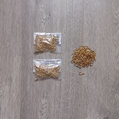 Small Brass Cup Hooks