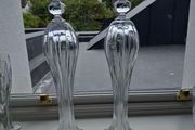 Louise Kennedy Crystal Aurora Candlesticks x 2