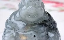 small labrodite buddha stone