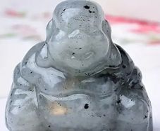 small labrodite buddha stone