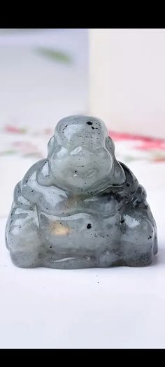 small labrodite buddha stone