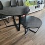 Round dining table with a matching coffee table Image 4