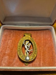 Ww2 Royal Corps Of Signals Cap Badge