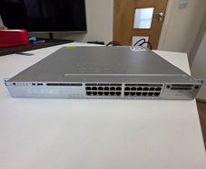 Cisco WS-C3850-24P- 24 Port Gigabit Ethernet PoE+ Switch
