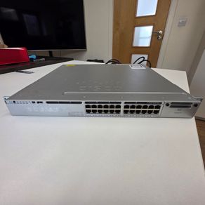 Cisco WS-C3850-24P- 24 Port Gigabit Ethernet PoE+ Switch