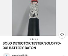 Solo Detector Tester Solo770-001 Battery Baton