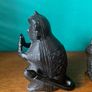 vintage cast bronze T'Boli Monkey figures Image 6