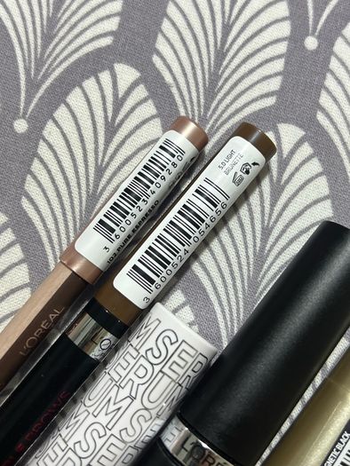 Loreal Paris mascara, brow plump & set , brow pencil and eye pencil new