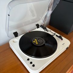 Lenco L-85 Turntable White vinyl record player