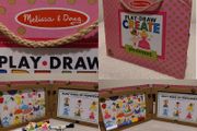 Melissa &amp; Doug, Play, Draw, Create Reusable Drawing &amp; Magnet Kit - Princesses