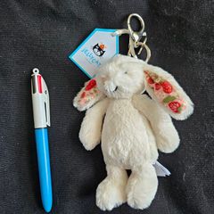 Jellycat Blossom Cream Bunny 'Berry' Bag Charm
