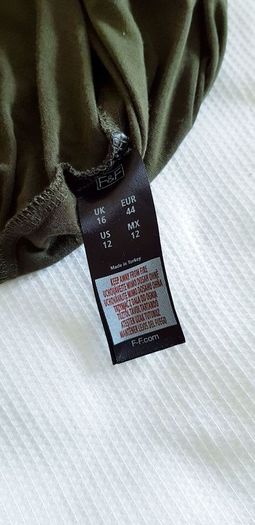 Khaki Green Dress - Size 16