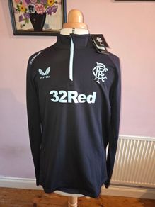 Brand New Rangers Pro Player 1/4 Zip Training Top - Large size