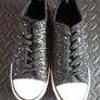 Black Sparkle Casual Trainers   Size 6 Image 2