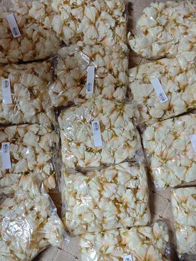 cream pale yellow faux flowers wholesale bundle