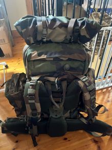 French Army F3 Military Backpack CCE Woodland Camouflage