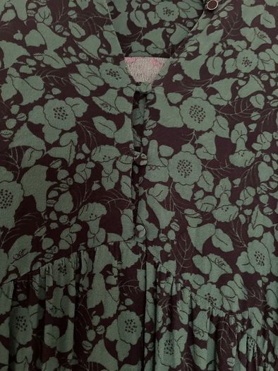 Whistles green and black dress size 10