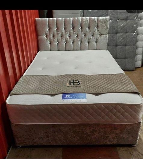 Brand New Stylish king Divan Beds.. Multiple Options Of Headboards. Tufted Memory Foam Mattresses Available. Drawers Storage Available