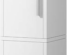 Small Bathroom Storage Cabinet, Narrow Floor Corner Cabinet with 2 Doors & Adjustable Shelf, Small Bathroom Organizer, Space-Saving Storage Solution for Bathroom, Toilet, Laundry Room