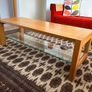 solid oak coffee table Image 3