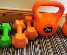 Kettle bells and Dumbells