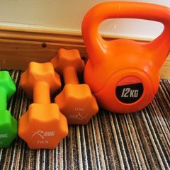 Kettle bells and Dumbells