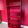 Pink / Burgundy Wooden Shelving Unit Image 5