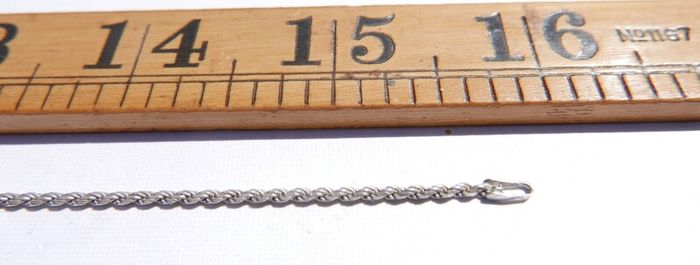 Vintage Sterling Silver 925 Pendant and Necklace length 16" - 5,95g