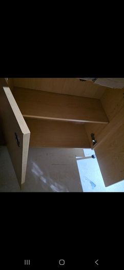 Wall unit with Cabinet - Brown/ oak colour