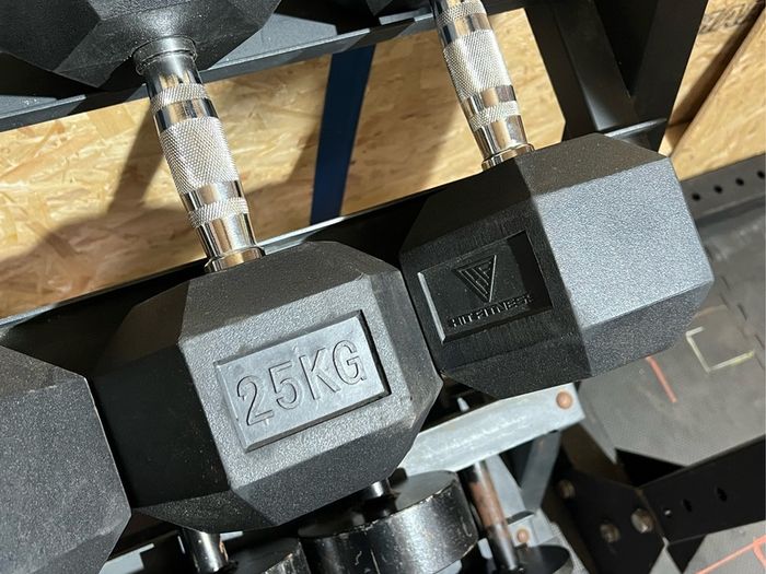 5Kg - 30Kg Dumbells + Rack