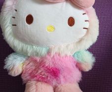 hello kitty rainbow plush soft toy teddy