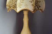 19th Century Carved Alabaster Lamp