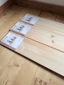 3 x Natural Wood Shelves (Brand New in Packaging)