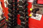 Dumbell set and rack