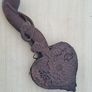 Vintage wooden ornately carved fireplace blower Image 3