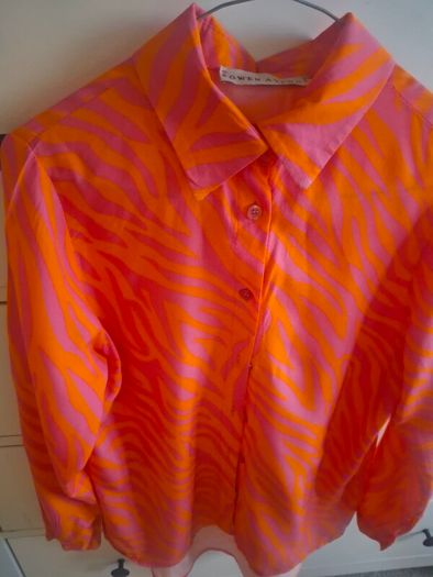 Animal print blouse