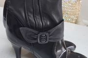 SEE by Chloe black leather hi-shine ankle boots Sz 40 (fit 7-7.5UK) - Rrp 495 (New)
