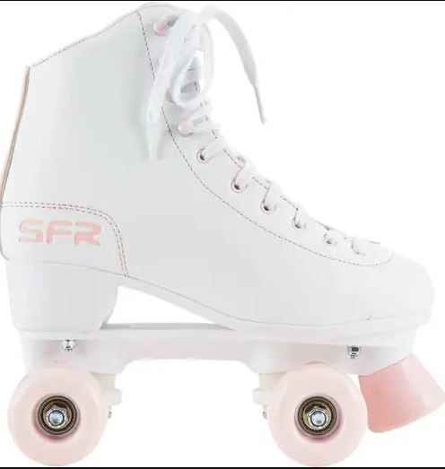 Figure skates SFR Premium Leather White Pink size UK3