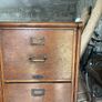Antique filing cabinet - Oak Image 3