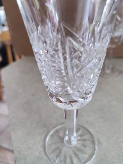 SET OF 4 Irish Waterford Crystal Cut Glass Sherry Glasses Pattern Clare