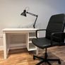Desk, chair and lamp Image 2
