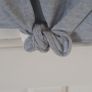 Grey Tie front Tee Shirt Size 11-12 years Image 4