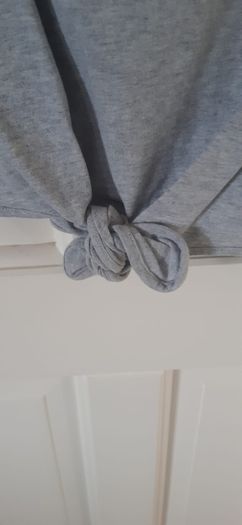 Grey Tie front Tee Shirt Size 11-12 years